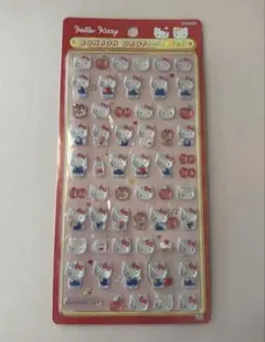 【正規品】ハローキティ ボンボンドロップ miniシール　レッド