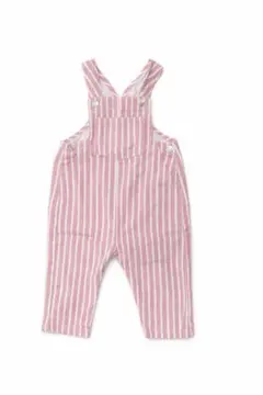 ZARA baby オーバーオール サロペット74cm 6-9ヶ月 ストライプ