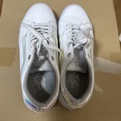 VANS ホワイト スニーカー ホログラムヒールのサムネイル
