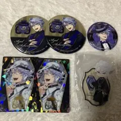 ツイステ アズール・アーシェングロット 缶バッジ カード まとめ売り