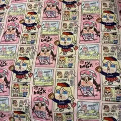 CRY BABY 生地　ぬいぐるみ　柄　布　綿ポリ