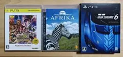 PS3ソフト 3本セット ストリートファイター4・アフリカ・グランツーリスモ6