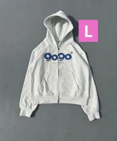9090 OG Logo Assort Zip Hoodie heather L