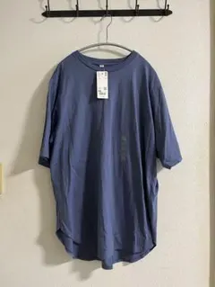UNIQLO ユニクロ スムースコットンラウンドヘムロングT XXL Tシャツ