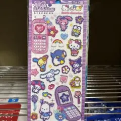 新品♡sanrio サンリオキャラクターズ 正規品 平成はっぴーフォンステッカー