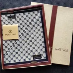 【新品】PAOLO GUCCI メンズハンカチセット（箱入り）