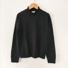 【アースミュージックアンドエコロジープレミアムレーベル】ニット(M) セーター黒