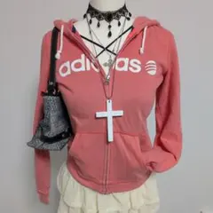 adidas パーカー y2k 平成 ギャル グランジ フェアリー