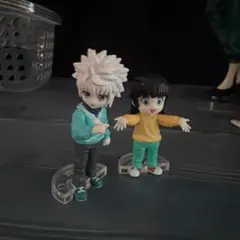 ハンターハンター 一番くじ G賞 デスクトップマスコット キルア アルカ