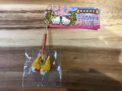 ご当地キティ ハローキティ 名古屋限定 金のしゃちほこ ストラップ 根付け