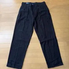 U*A様 3830デッド黒リネンパンツラルフローレン ビンテージ スラックス ツ U*A様 3830デッド黒リネンパンツラルフローレン ビンテージ スラックス