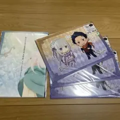 リゼロ　氷結の絆　クリアファイルとパンフレットセット