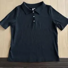 ラメ入り⭐︎黒のポロシャツのサムネイル