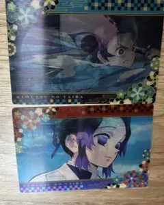 鬼滅の刃 キャラクターカード 悲鳴嶼行冥 胡蝶しのぶ 時透無一郎 竈門炭治郎