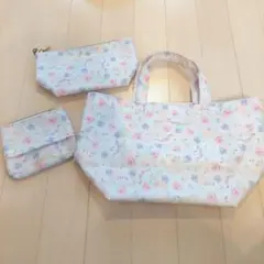 サンリオ　リトルツインスターズ　キキララ　トートバッグとポーチセット