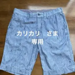 DM ２４７ 【Psycho Bunny】　サイコバニー総柄刺繍　ショートパンツ