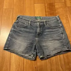 デニム　ショートパンツ　earth music&ecology