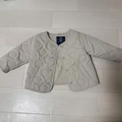 gap babyベージュ キルティングジャケット 6-12ヶ月