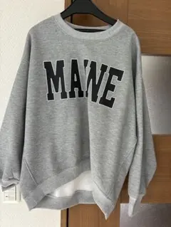 coca MAINE ロゴ スウェット グレー s
