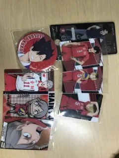 ハイキュー カード、缶バッジ