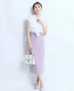 JUSGLITTY ダブルウエストタイトスカートのサムネイル