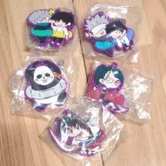 アクリル製アニメキャラクターキーホルダー5個セット