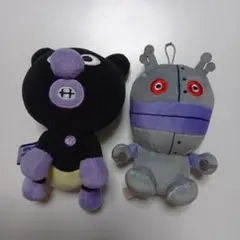 【アンパンマン】バイキンマンとだだんだんのぬいぐるみセット