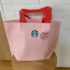 スターバックス ピンクエコバッグ 韓国限定 正規品 日本未発売 匿名配送