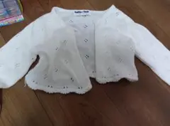 Petite Fleur カーディガン 110 ホワイト