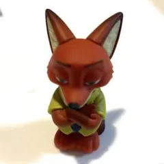 ズートピア　ソフビパペットマスコット ニック