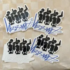 STUSSY ステッカー スケートボード 青、白ロゴ