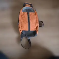 COACHオレンジ ナイロン ショルダーバッグ