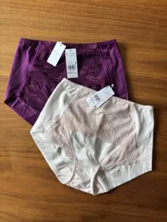 Lの2枚」トリンプ プレミアム ゴールドレーベル 綿混 はきこみ深めショーツ