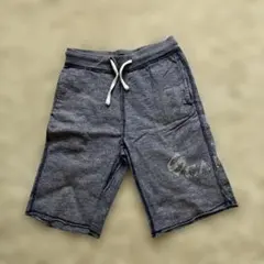 子ども服　GapKids スウェットハーフパンツ130cm ネイビー　綿100%