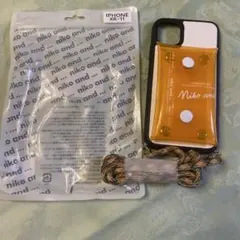 【新品】niko and... iPhone XR 11ケース ストラップ付き