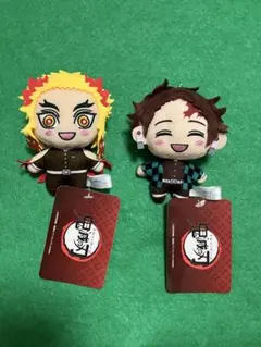 鬼滅の刃　キーホルダー　煉獄杏寿郎　竈門炭治郎