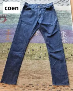 コーエン(coen EASY SLIM)イージースリムパンツ スキニーデニム M