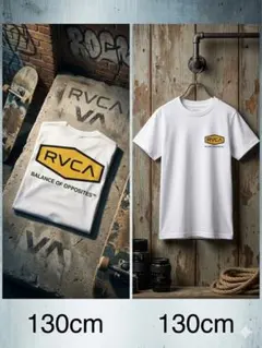 RVCA Tシャツ 130cm ホワイトのサムネイル