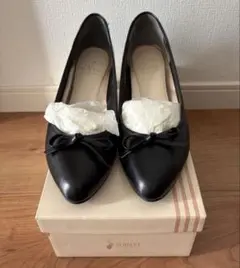 Riz リズラフィーネ　パンプス　24㎝　ブラック　フォーマル