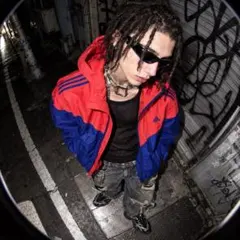 USA輸入 00s adidas ナイロンジャケット Y2K テック 切替 赤青
