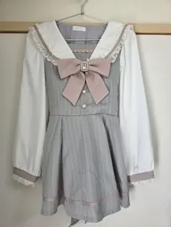 LIZ LISA セーラーカラーセットアップFree グレー