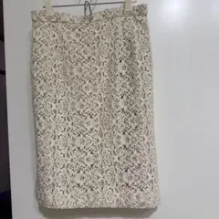 レース タイトスカート ひざ丈のサムネイル