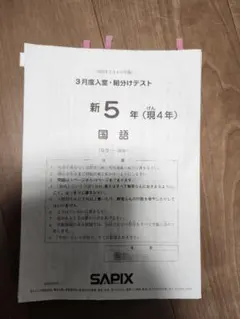 2026年最新】sapix 新3年 入室テストの人気アイテム - メルカリ