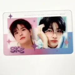 StrayKids Qoo10アルバム特典クリアトレカ　スンミン　アイエン