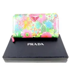 プラダ サフィアーノ PINK DIS.PRIMULE ラウンドファスナー