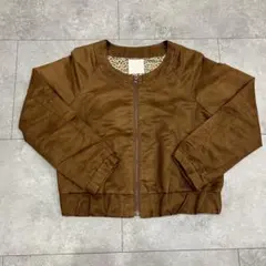 LOWRYSFARMブラウン スエード風 ジャケット M