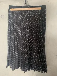 ZARA BASIC ミモレ丈　プリーツスカート