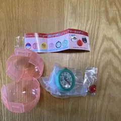 サンリオ　レトロ 壁掛け時計風 クリップ キーホルダー けろけろけろっぴ　新品