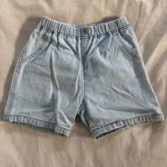 【値下げ】ハーフパンツ 半ズボン デニム 90cm