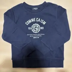 COMME CA ISM ブラック　トレーナー 120A